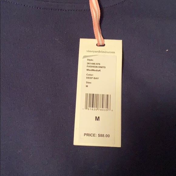 NWT vineyard vines long sleeve tie back shirt - Picture 4 of 8